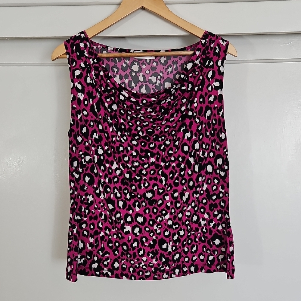 CK Pink Animal Print Tank/Shell